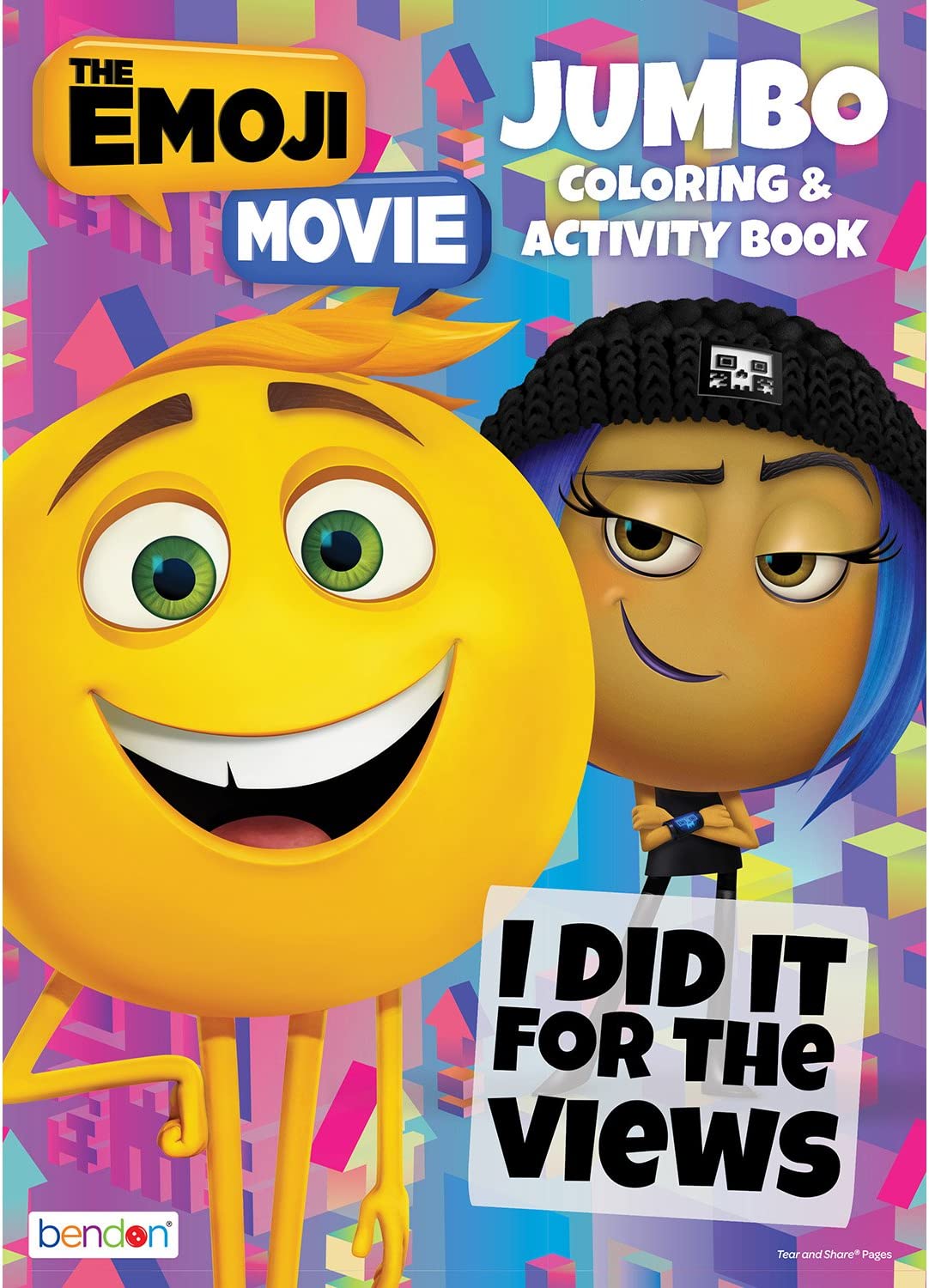 Bendon The Emoji Movie Jumbo Coloring and Activity Book, 64 Pages (40938) –  Undique Marketplace